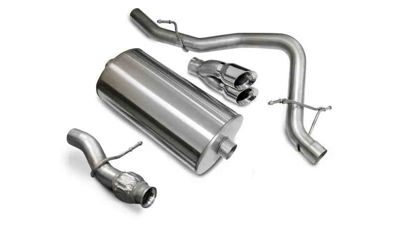 Corsa 09-11 Chevrolet Tahoe 5.3L V8 Polished Sport Cat-Back Exhaust 1