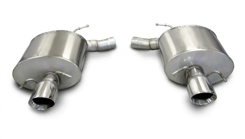 Corsa 09-13 Cadillac Cts Sedan V 6.2L V8 Polished Sport Axle-Back Exhaust 2