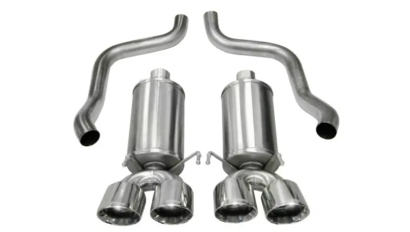 Corsa 09-13 Chevrolet Corvette C6 6.2L V8 Polished Xtreme Axle-Back Exhaust 1