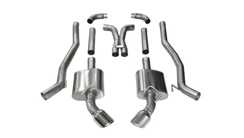 Corsa 10-15 Chevrolet Camaro Ss 6.2L V8 Manual Polished Xtreme 3In Cat-Back 1