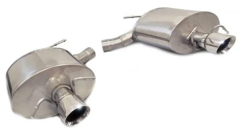 Corsa 11-13 Cadillac Cts Wagon V 6.2L V8 Polished Sport Axle-Back Exhaust 2