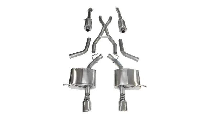 Corsa 11-14 Dodge Durango 5.7L V8 Polished Sport Dual Rear Cat-Back Exhaust 1