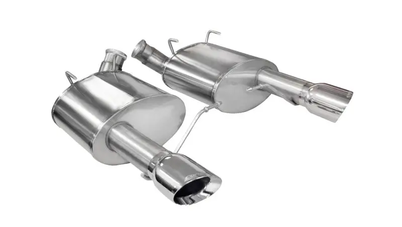Corsa 11-14 Ford Mustang Gt/Boss 302 5.0L V8 Polished Xtreme Axle-Back Exhaust 1