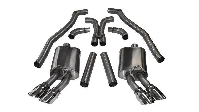Corsa 12-13 Chevrolet Camaro Coupe Zl1 6.2L V8 Polished Sport Cat-Back + Xo Exhaust 1
