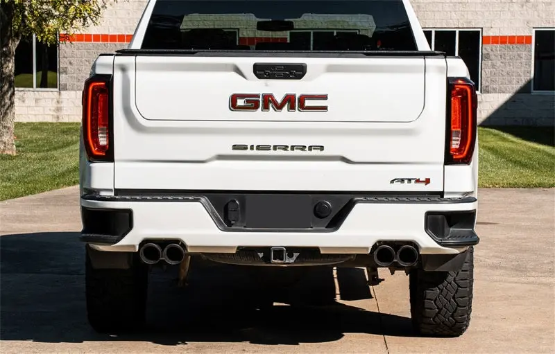 Corsa 19-23 Chevy Silverado 1500 Catback Dual Rear Exit With Twin 4In Black Powder Ct Proseries Tips 2