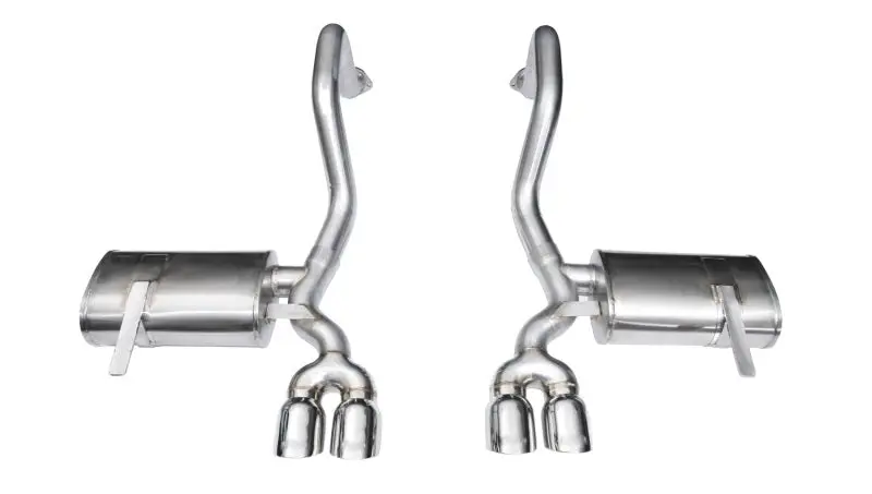 Corsa 1997-2004 Chevrolet Corvette C5 Z06 5.7L V8 Polished Xtreme Axle-Back Exhaust 1