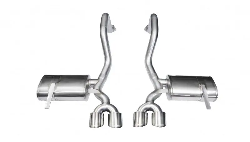Corsa 1997-2004 Chevrolet Corvette C5 Z06 5.7L V8 Polished Xtreme Axle-Back Exhaust 1