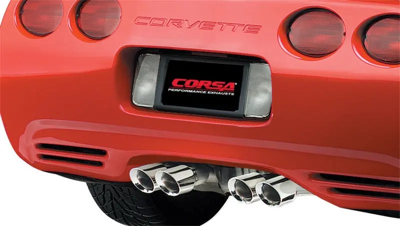 Corsa 1997-2004 Chevrolet Corvette C5 Z06 5.7L V8 Polished Xtreme Cat-Back + Xo Exhaust 2