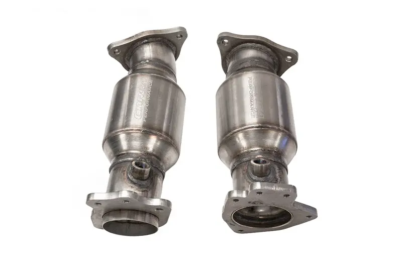 Corsa 20-21 Chevrolet Corvette High Flow 300 Cell Cat Pipes 1