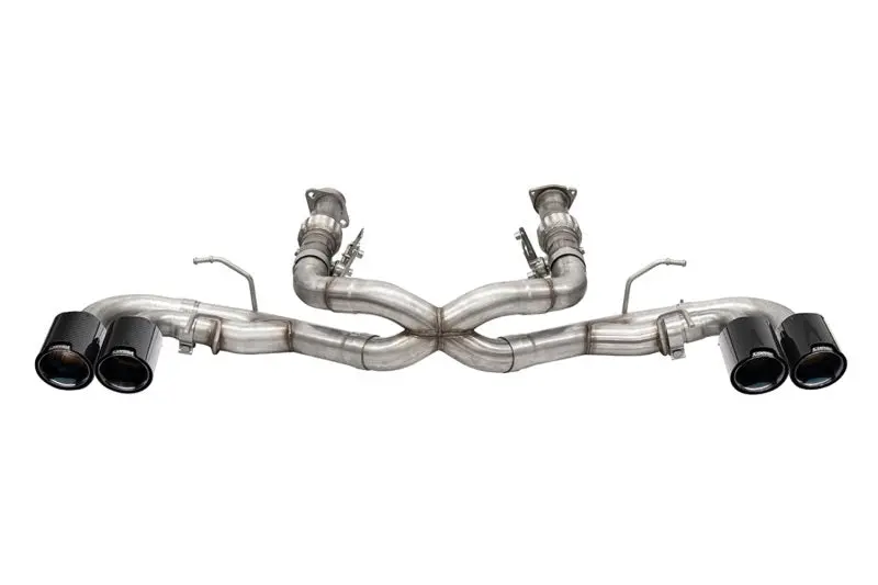 Corsa 20-25 Chevrolet Corvette C8 Rwd 3In Xtreme Cat-Back Exhaust W/4.5In Carbon Fiber Blackpvd Tip 1