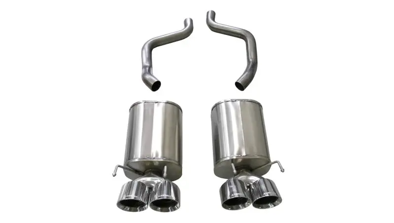 Corsa 2009-2013 Chevrolet Corvette (C6) 6.2L Polished Xtreme Axle-Back Exhaust W/4.5In Tips 1