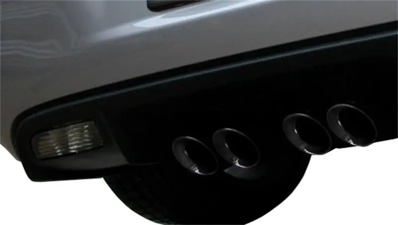 Corsa 2009-2013 Chevrolet Corvette C6 6.2L V8 Black Sport Axle-Back Exhaust 2