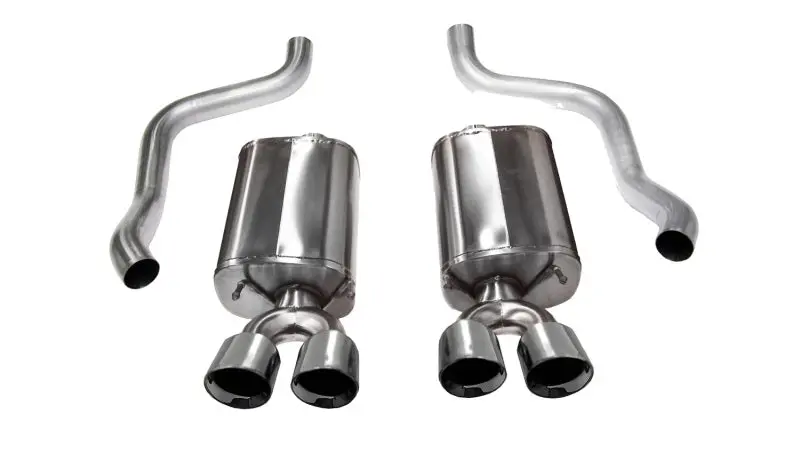 Corsa 2009-2013 Chevrolet Corvette C6 6.2L V8 Polished Sport Axle-Back Exhaust 1