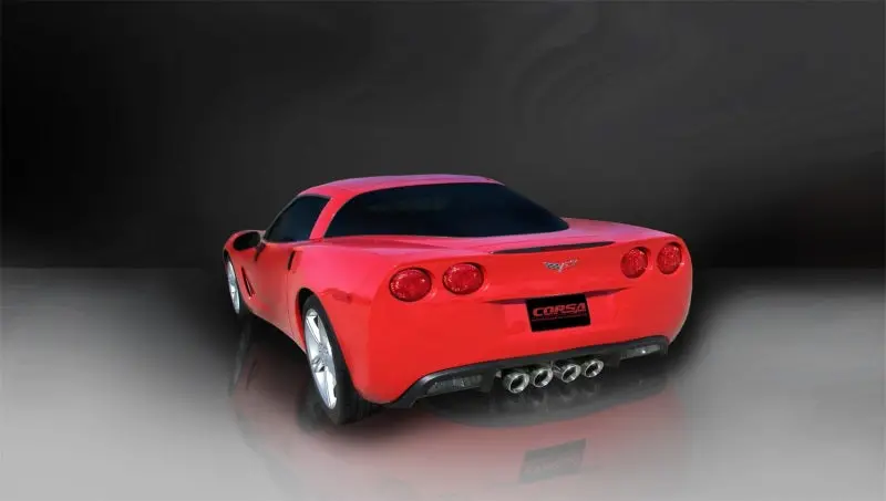 Corsa 2009-2013 Chevrolet Corvette C6 6.2L V8 Polished Xtreme Axle-Back Exhaust 2