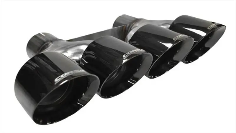Corsa 2014-2020 Chevrolet Corvette 6.2L V8 Quad 45In Polished Black Pro-Series Tip Kit 1