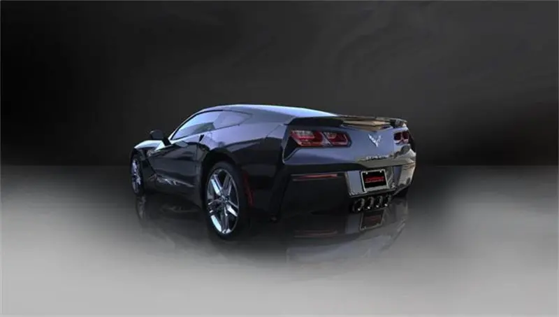 Corsa 2014-2020 Chevrolet Corvette 6.2L V8 Quad 45In Polished Black Pro-Series Tip Kit 2