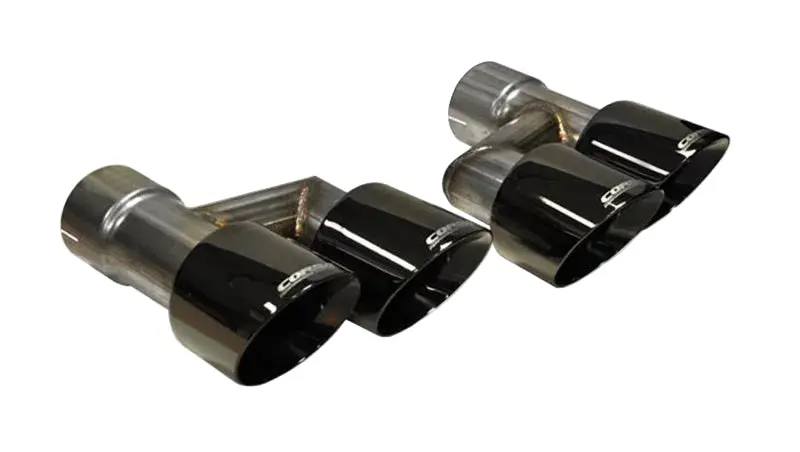 Corsa 2015-2017 Ford Mustang Gt 5.0 Black Quad Tips Kit 1