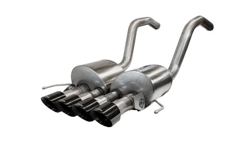 Corsa 2015-2019 Chevrolet Corvette C7 Z06 6.2L 2.75In Xtreme Axle-Back W/ Dual Npp & Quad Black Tips 1