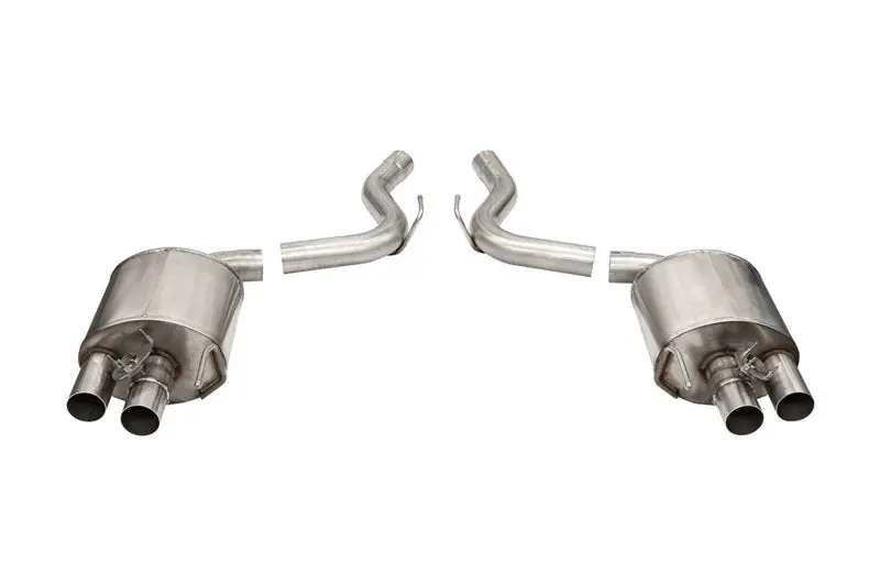 Corsa 2015-2020 Ford Mustang Gt350/R 5.2L V8 Dual Rear Axle-Back- Stainless Dual Rear Exit 1