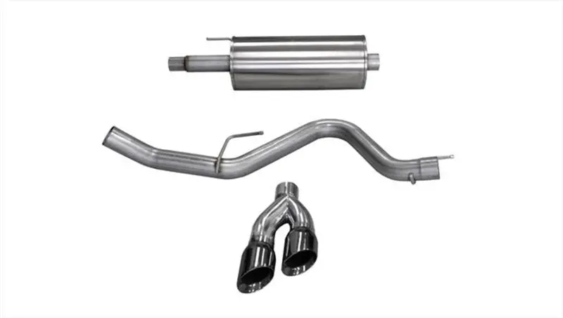 Corsa 2015 Ford F-150 5.0L V8 (Super Crew Cab) Black Sport Single Side Dual 4In Tips Cb Exhaust 1