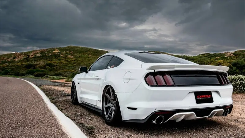 Corsa 2015 Ford Mustang Gt 5.0 3In Cat Back Exhaust Polish Dual Tips (Sport) 2