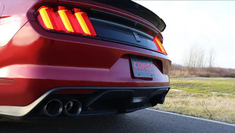 Corsa 2016+ Ford Mustang Gt350 3In Double X Pipe Exhaust 1