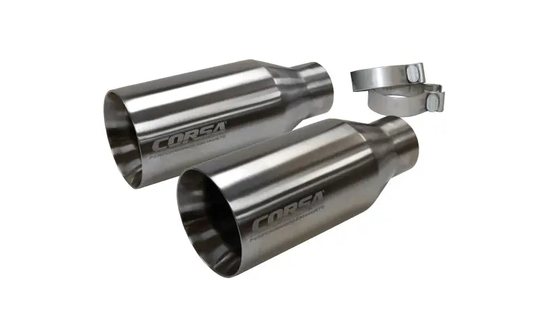 Corsa 2017 Ford F-150 Raptor 3In Inlet / 5In Outlet Satin Polished Tip Kit (For Corsa Exhaust Only) 2