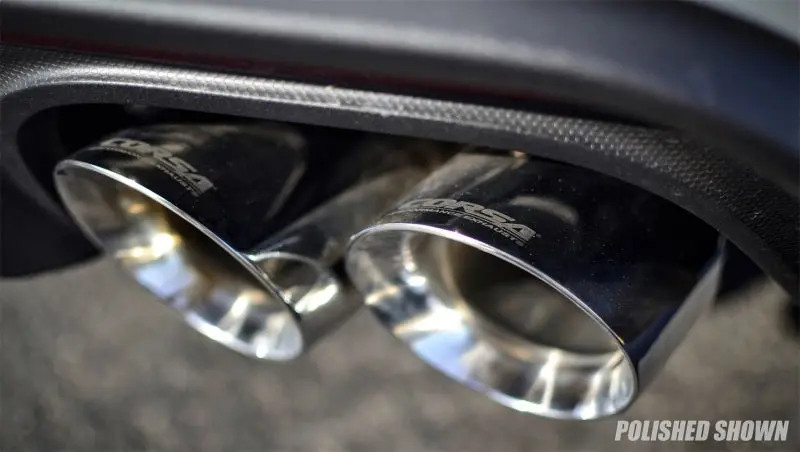 Corsa 2018-2023 Ford Mustang Gt Fastback 5.0L 3In Sport Axle-Back Exhaust W/ 4In Gunmetal Tips 2