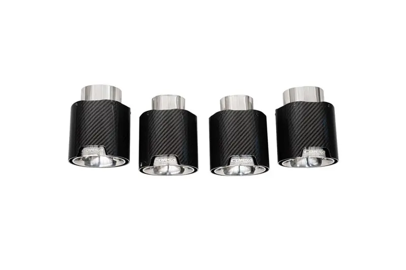 Corsa 2020-25 Chevrolet Corvette C8 Rwd 4.5In Carbon Fiber Polished Tip Kit (For Corsa Exhaustonly) 1
