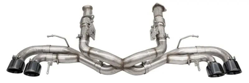 Corsa 2020 Corvette C8 3In Xtreme Cat-Back Exhaust 4.5In Black Quad Tips - Deletes Stock Afm Valve 1