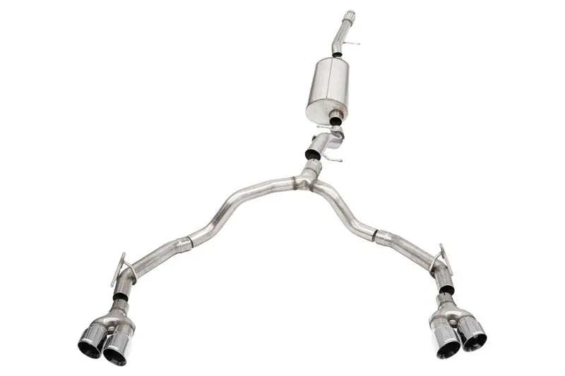 Corsa 21-22 Suburban/Gmc Yukon Xl 6.2L 4Wd Dual Rear 3/2.75In Sport Cat-Back Dw 4In Pol Tips 1