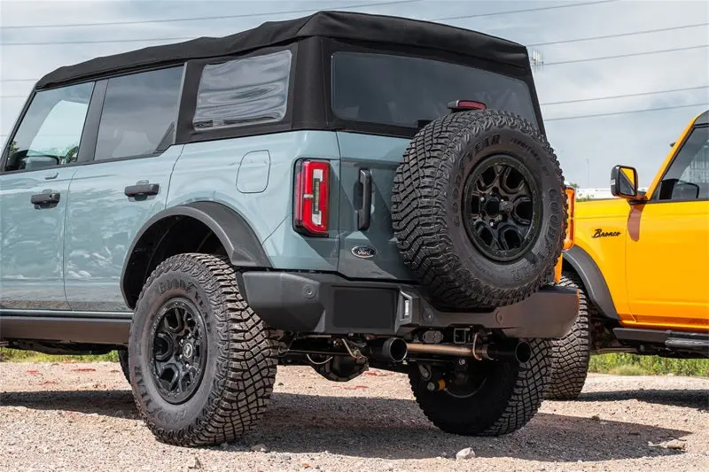 Corsa 21-25 Ford Bronco 2.7L 4-Door 2.75In Cat-Back Dual Rear Exhaust W/ 4In Straight-Cut Black Tips 2