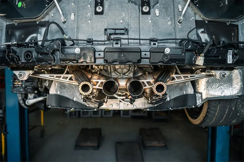 Corsa 23-25 Chevrolet Corvette C8 Z06 3In Valved Cat-Back Exhaust Muffler Delete Track Systemw/O Tip 2