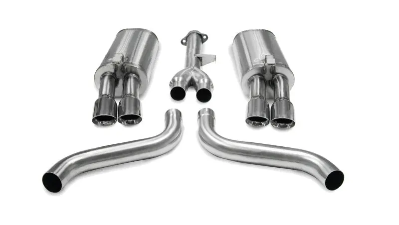 Corsa 86-91 Chevrolet Corvette C4 5.7L V8 L98 Polished Sport Cat-Back Exhaust 2