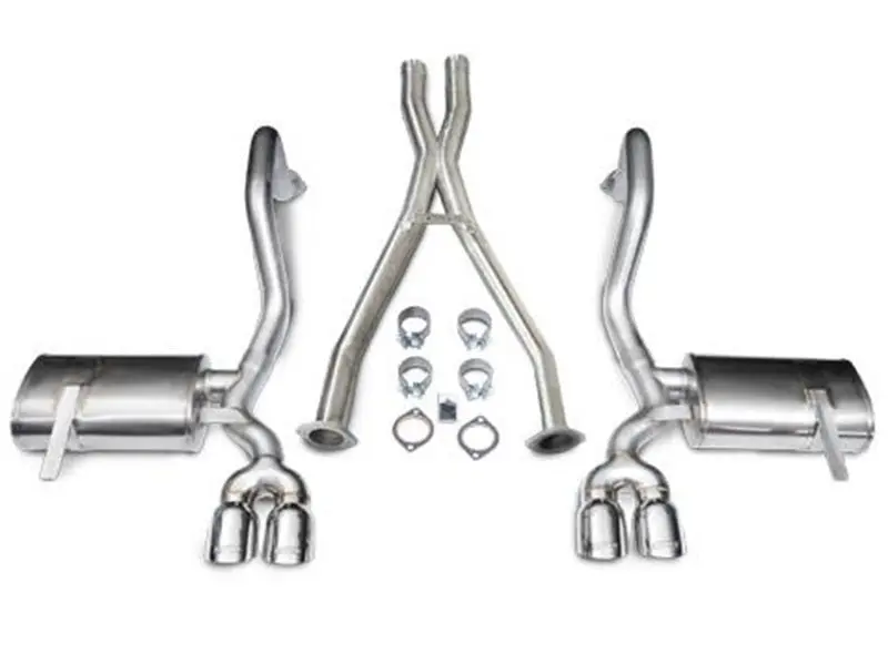 Corsa 97-04 Chevrolet Corvette C5 Z06 5.7L V8 Polished Xtreme Cat-Back + Xo Exhaust 2