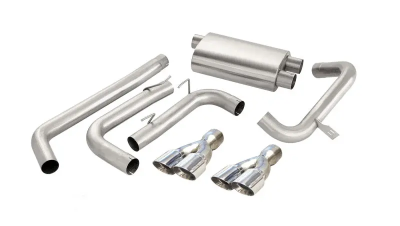 Corsa 98-02 Chevrolet Camaro Convertible Z28 5.7L V8 Ls1 Polished Sport Cat-Back Exhaust 1