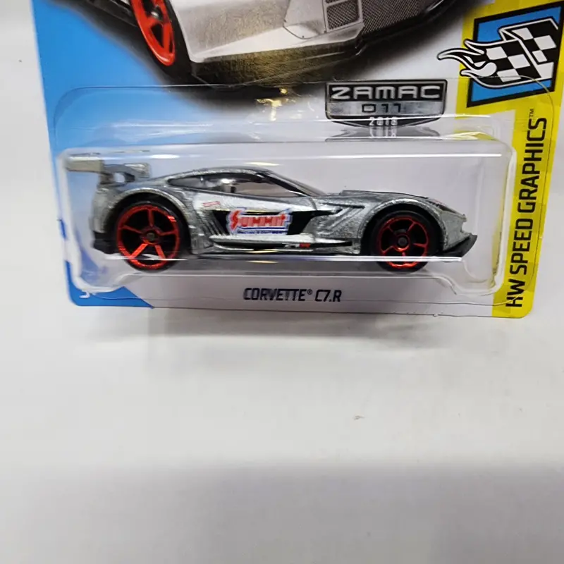 Corvette C7.R Zamac * Hot Wheels 2018 W/ Factory Holo 2