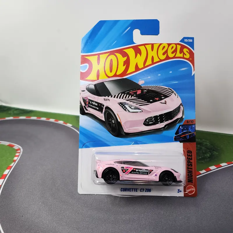 Corvette C7 Z06 #113 * Pink * 2026 Hot Wheels Case E 1