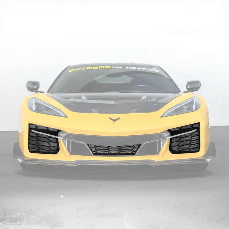 Corvette C8 E-Ray & Z06 Factory Style Front Radiator Mesh Grille Guard 1