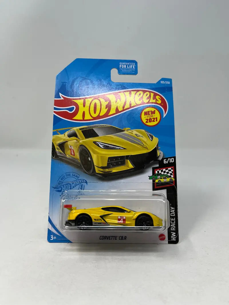Corvette C8.R #105 * Yellow * 2021 Hot Wheels 1