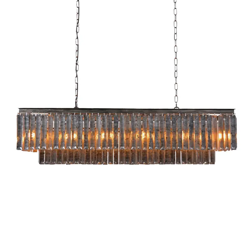 Crossroads Mercury Glass Island Chandelier - Matthew Izzo Collection 2