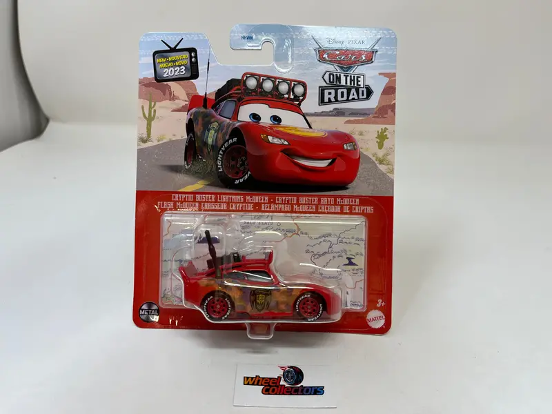 Cryptid Lightning Mcqueen * Disney Pixar Cars On The Road Case H Release 1