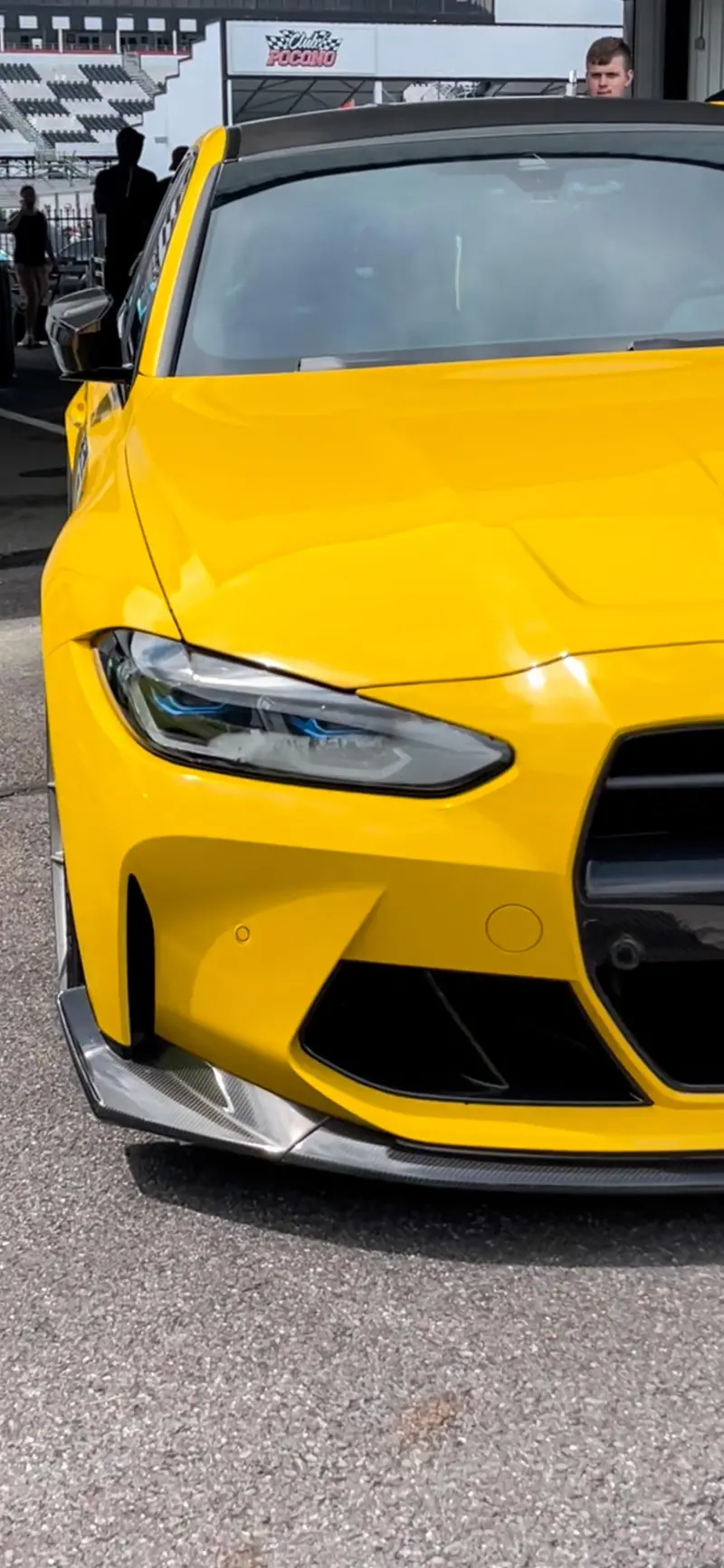 Csl Style Front Lip Splitter For Bmw G80 G82 G83 M3 M4 Prepreg Dry Carbon Fiber With Gloss Finish 1