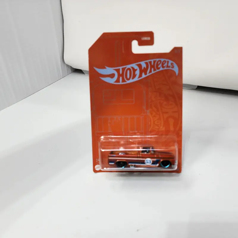 Custom '62 Chevy Pickup * Hot Wheels Orange & Blue 53Rd Anniversary 1
