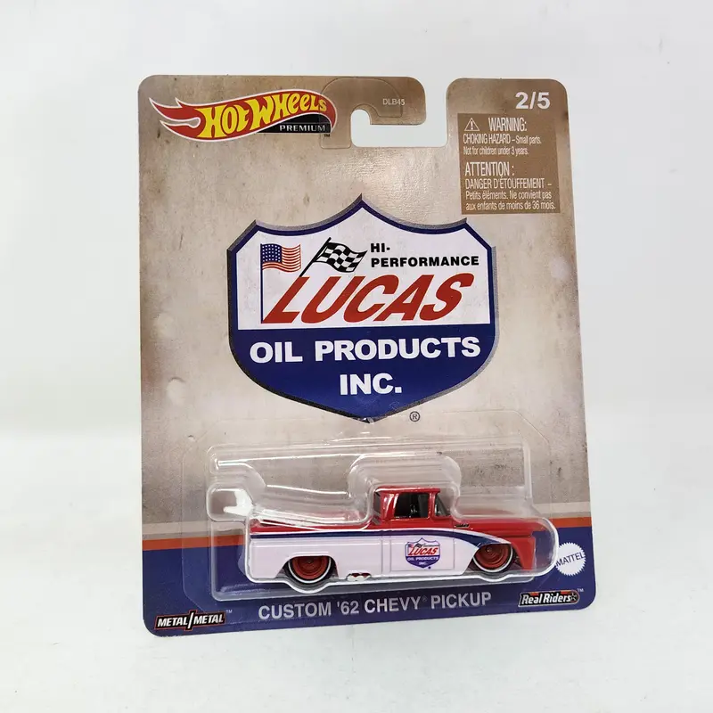 Custom '62 Chevy Pickup Lucas Oil * Hot Wheels Pop Culture Vintage Oil 1