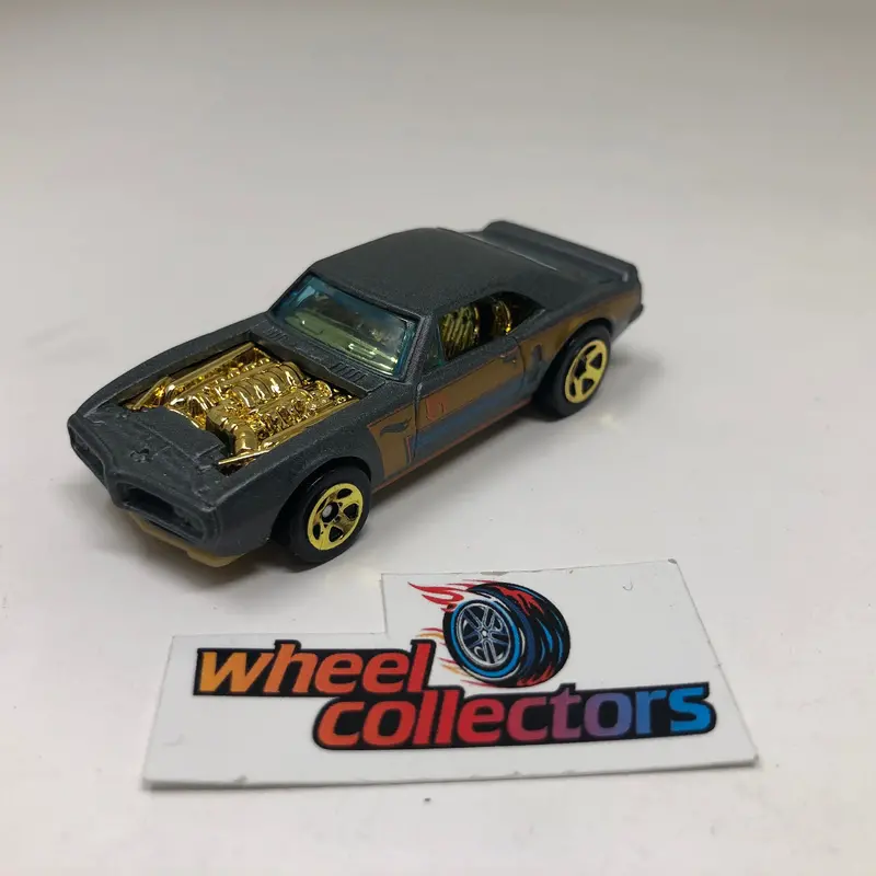 Custom '67 Pontiac Firebird * Gray * Hot Wheels Loose 1:64 Scale 1