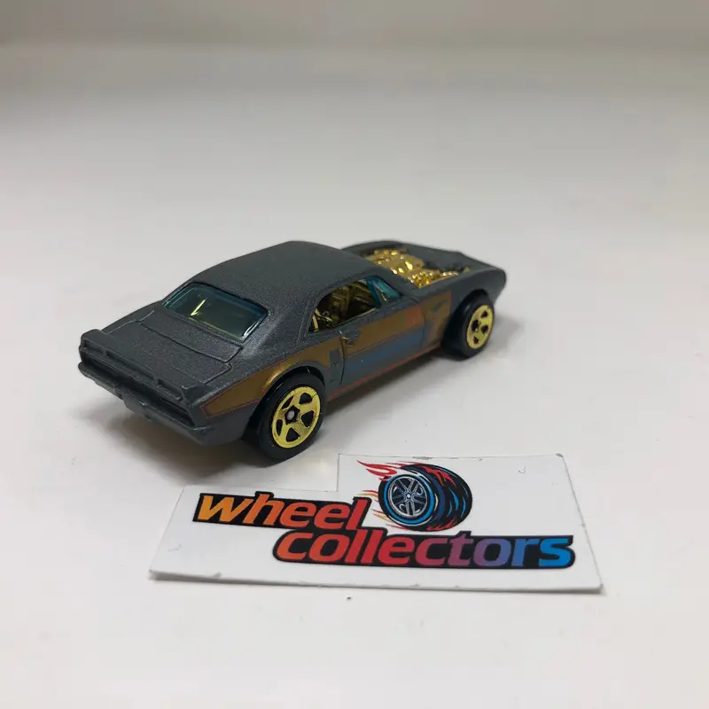 Custom '67 Pontiac Firebird * Gray * Hot Wheels Loose 1:64 Scale 2
