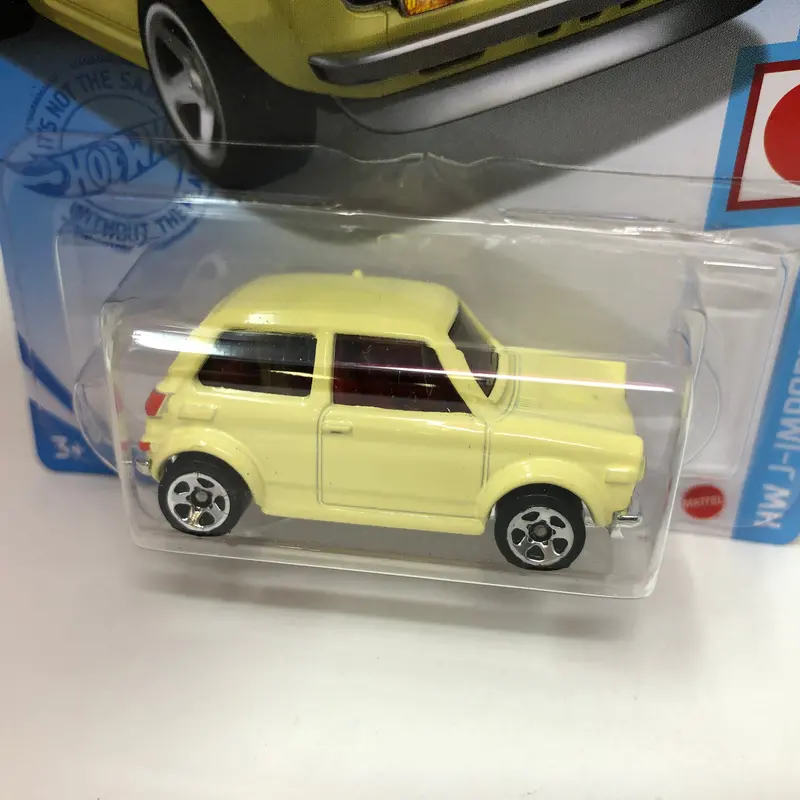 Custom '70 Honda N600 #187 * Yellow * 2021 Hot Wheels 2