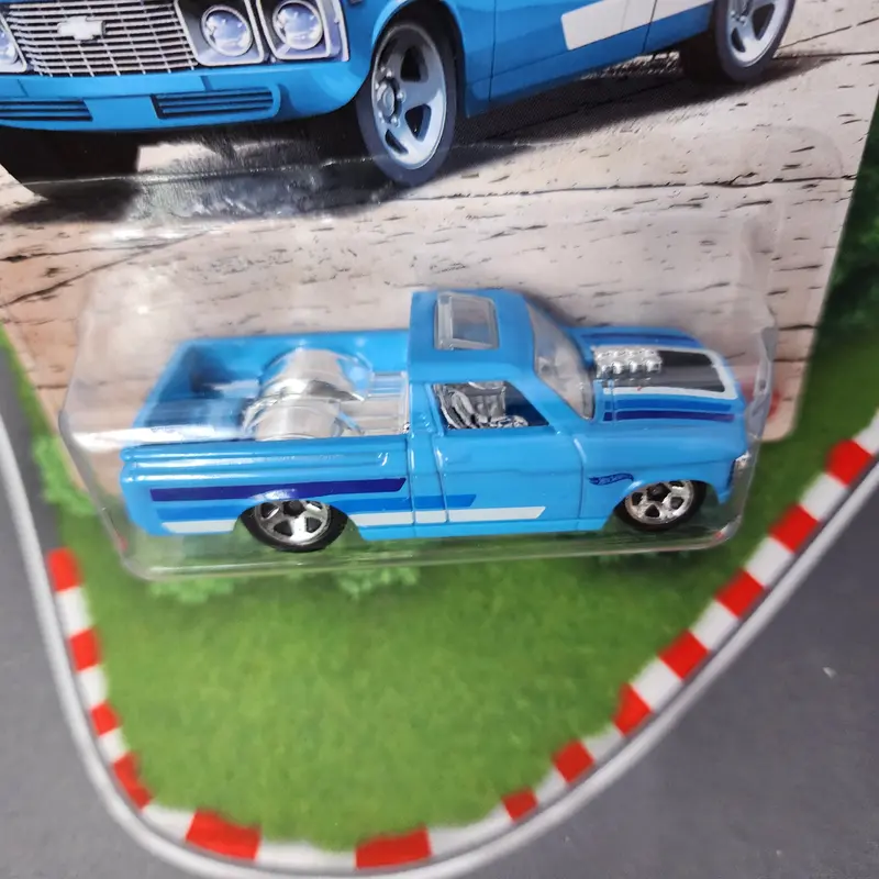 Custom '72 Chevy Luv * Blue * Hot Wheels Trucks Series 2