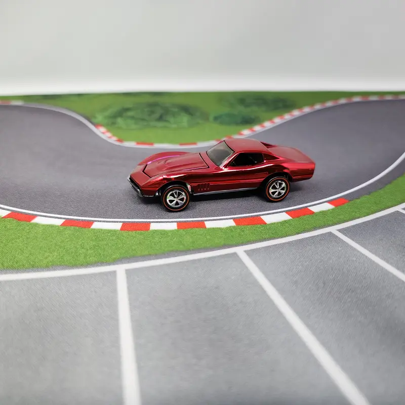 Custom Corvette * Hot Wheels 80Th Anniversary Red Original 16 1